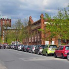 Ehemaliger St�dtischer Schlachthof an der Bl�cher Stra�e. (Foto Hans-Heinrich Schimler)